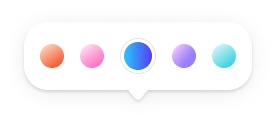 Chatbot widget color customization options